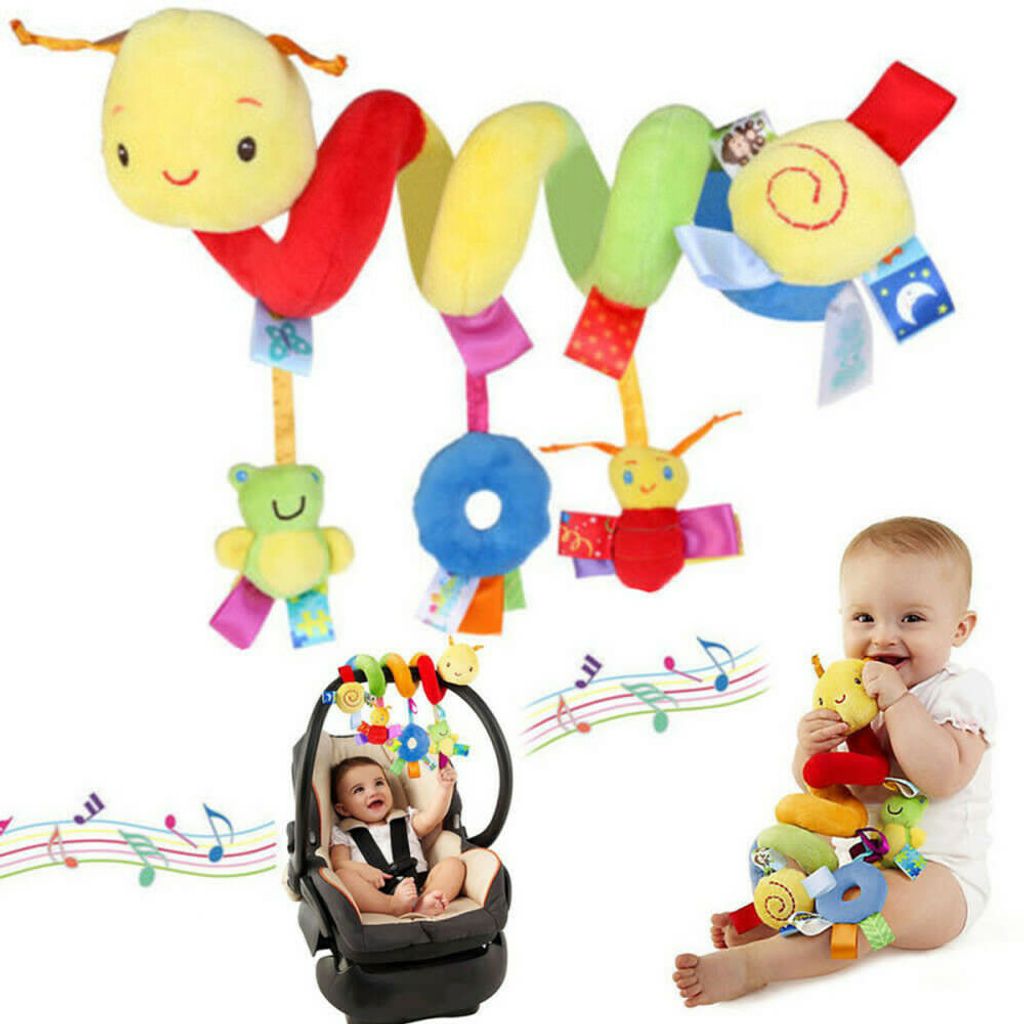 Baby Spirale Rassel Spielzeug Kinderwagen Krippe Hängendes Spielzeug 