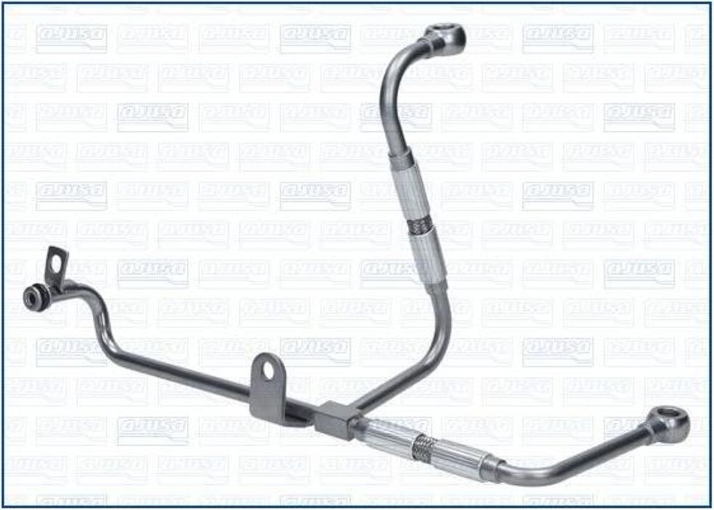 AJUSA Ölleitung für Turbolader Ölvorlaufleitung Turbolader OP10195 passend für MERCEDES-BENZ SPRINTER 3,5-t Kasten (906) SPRINTER 3-t Kasten (906)