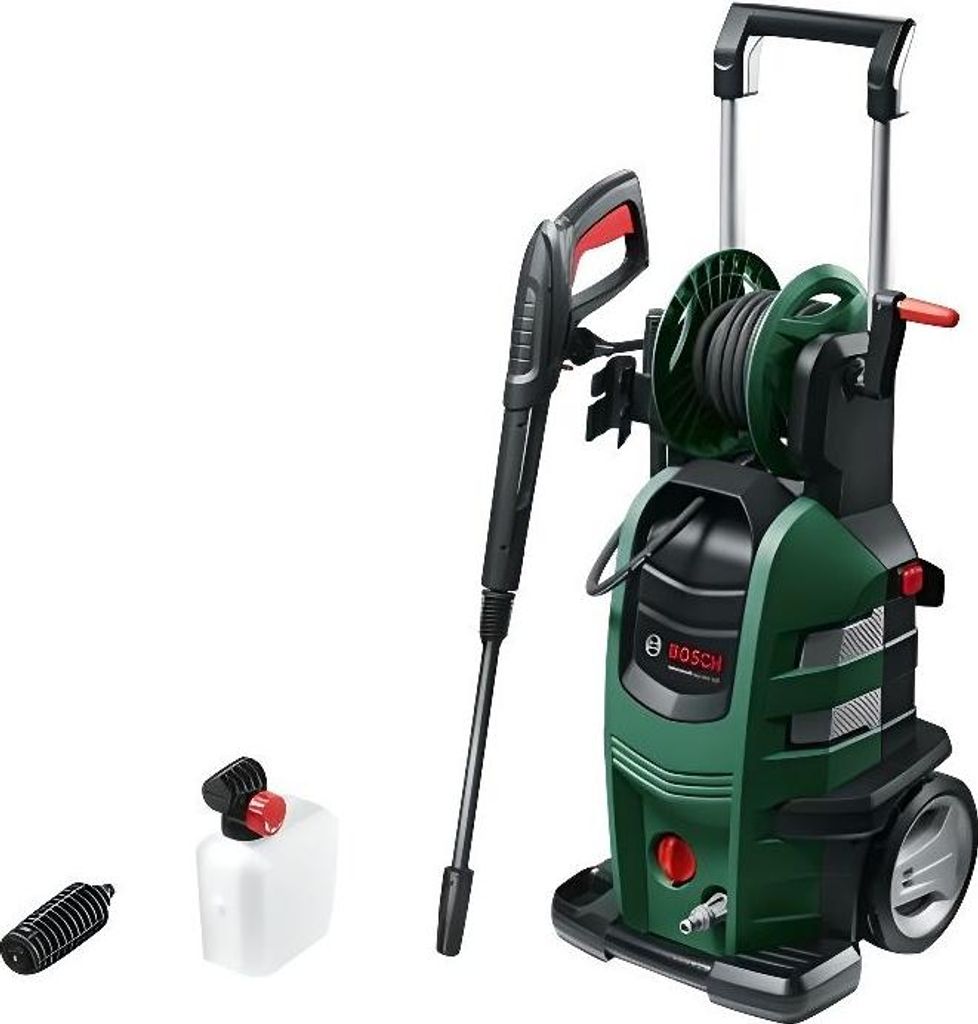 Hochdruckreiniger Bosch AdvancedAquatak 160, 2600W, 160 bar, 570 L/h, 8 m Hochdruckschlauch, Grüne Farbe