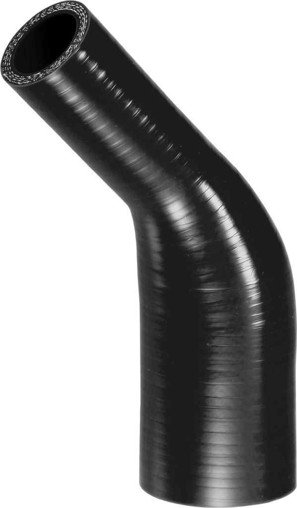 1 Stück 25-45mm 0,98"-1,77" ID 90mm 3,54" Länge 45 Grad Schwarzer Autosilikonschlauch Kühlmittelschlauch Universal