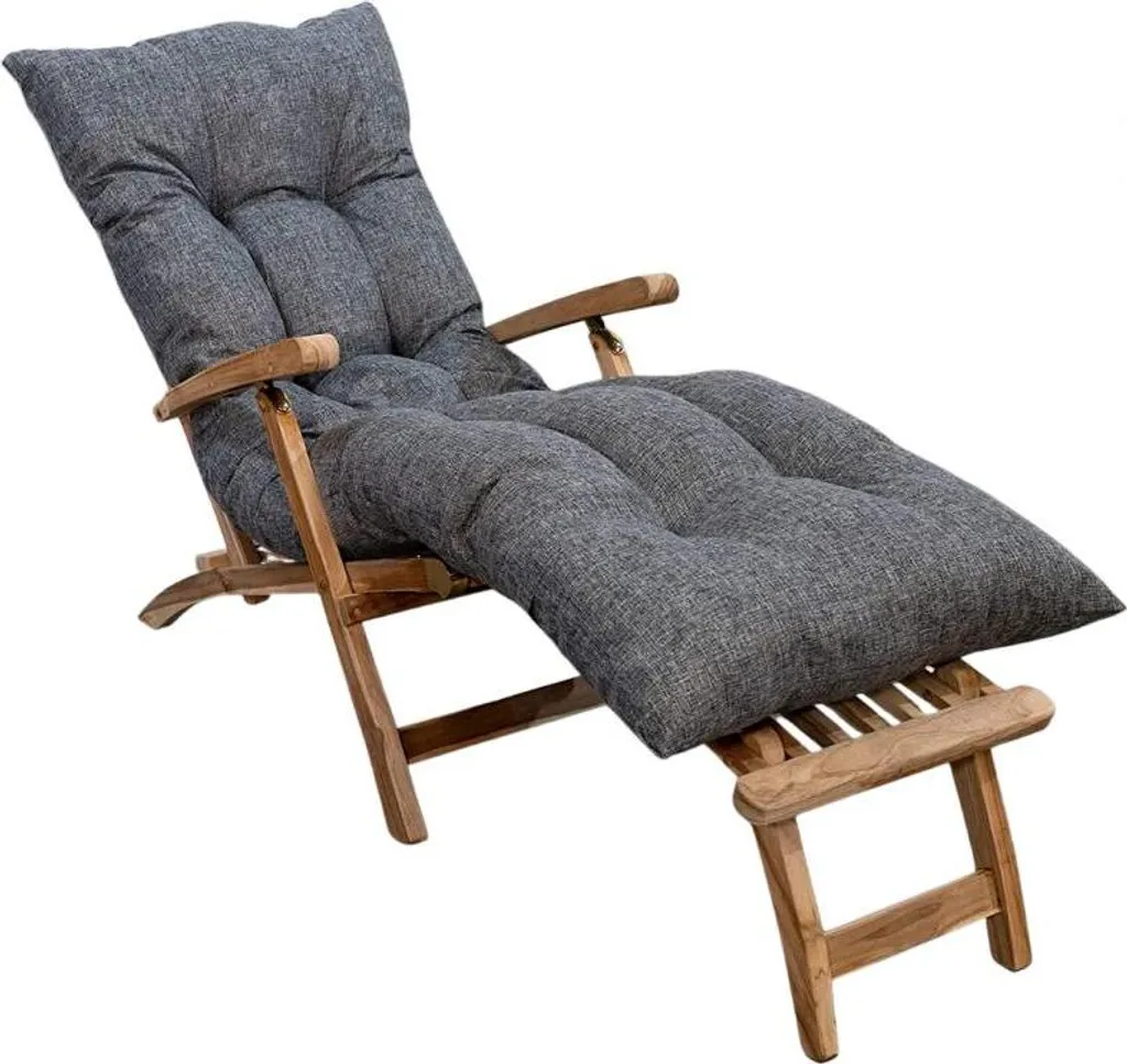 Materassino Lettino Prendisole Bananair 195x65 cm Grigio - Massimo Relax