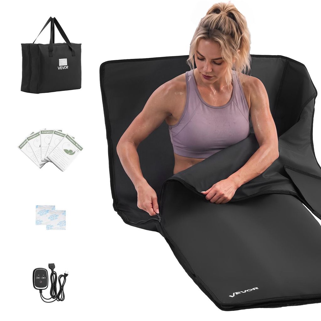 VEVOR - Manta de sauna infrarroja de 180x80 cm. Manta Imagen del producto 