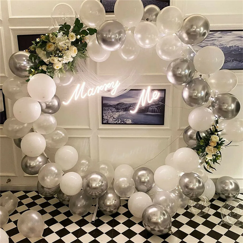 Structure Arche de Mariage 2,4m en Fer Robuste pour Décoration DIY - 5