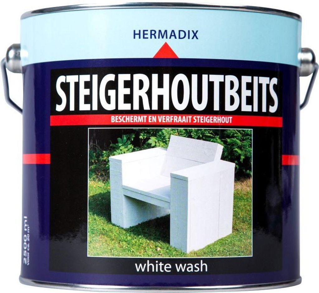 Beize Gerüstholz weiß waschen 2500 ml Hermadix Produktbild 