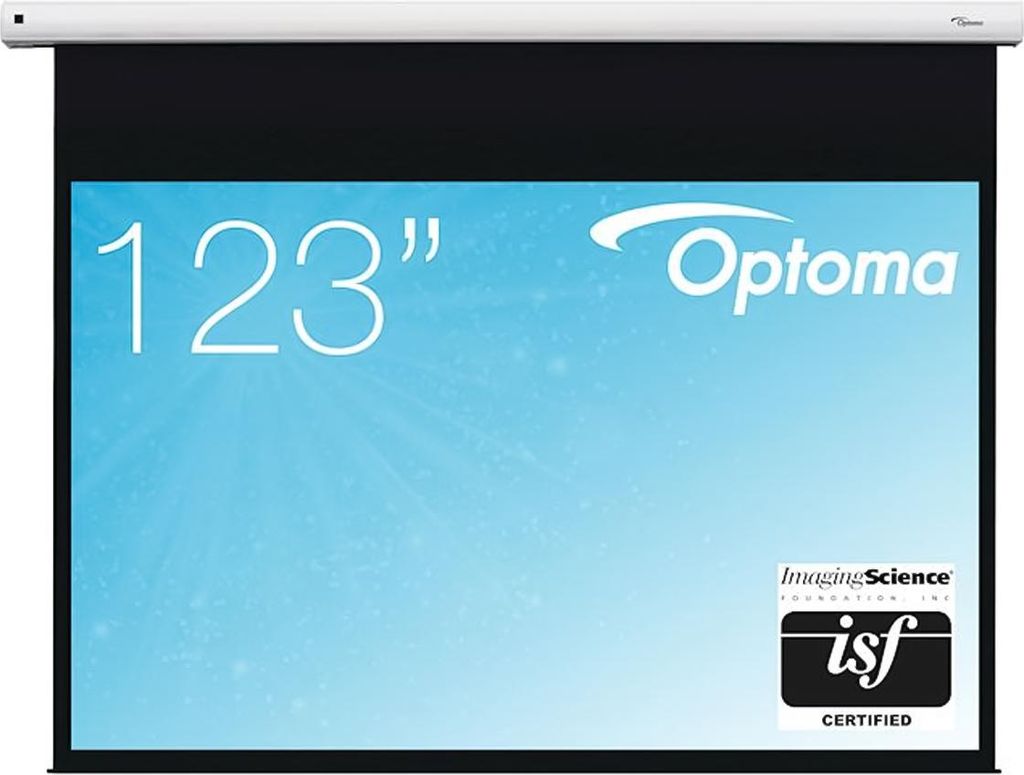 Optoma DE-1123EGA elektrische Leinwand 123'' (312,4cm) Bildformat 16:10