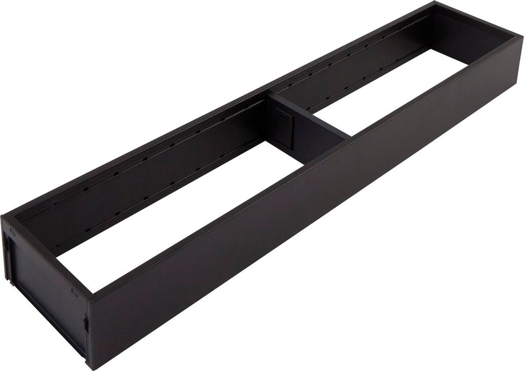 BLUM AMBIA-LINE Schubkastenrahmen schmal 100mm, NL500mm, Stahl carbonschwarz matt