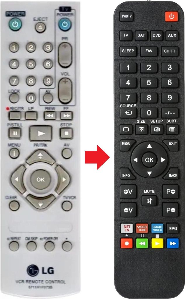 Fernbedienung geeignet für LG LV4685