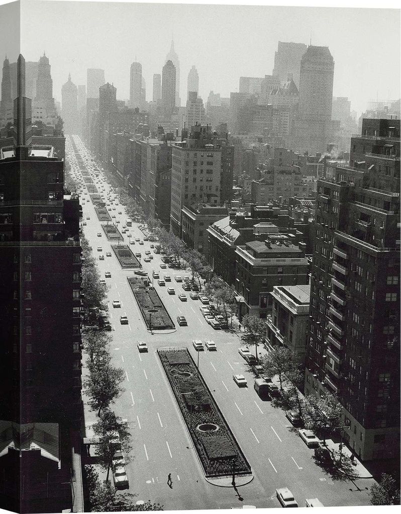 Leinwandbilder, Vintage-Fotografie - Angelo Rizzuto - Looking south from E. 70th St, 1958 - 80x60 cm