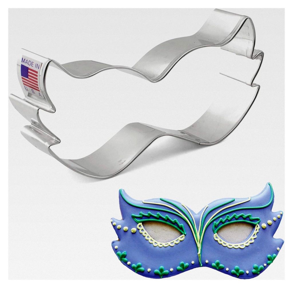 Keksausstecher Maske für Karneval und Fasching - 11,4 cm