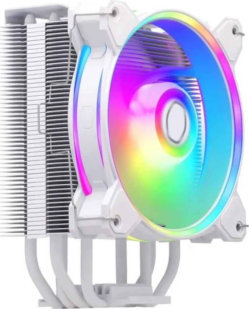 Dissipatore CPU, Cooler Master Hyper 212 Halo White ARGB, TDP 180 W, ventola da 120 mm, design compatto