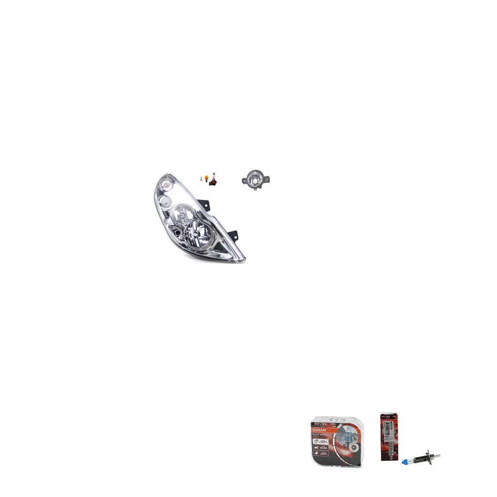 Johns, Scheinwerfer + Osram Night Breaker Laser passend für Opel Movano B 05/10-R 260606702R 4419529 260604478R 4419531 93197628 95523994 95528943...