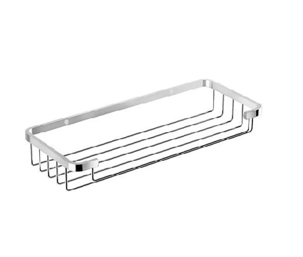Rangement Mural Douche 30cm Chrome - Etagère Fil Jika H3853D30042001