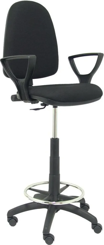Siège de Bureau Ergonomique Ayna Bali Noir avec Accoudoirs Fixes T04CP