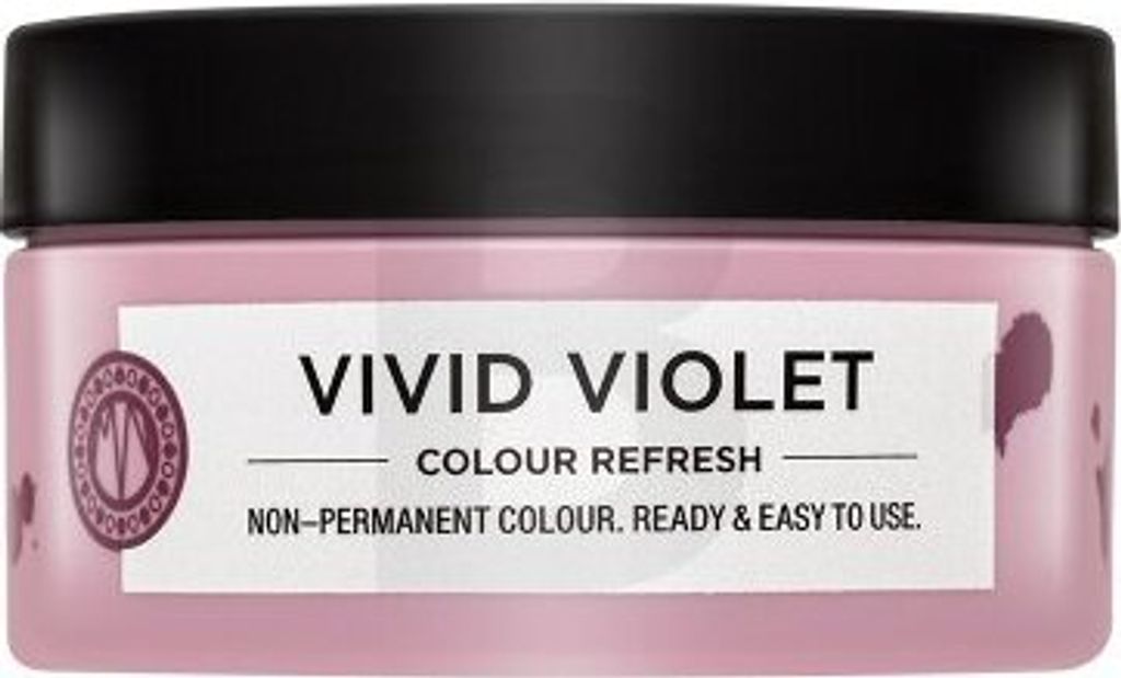 Maria Nila Colour Refresh ernährende Maske mit Farbpigmenten fürs Haar mit violetten Farbtönen Vivid Violet 100 ml