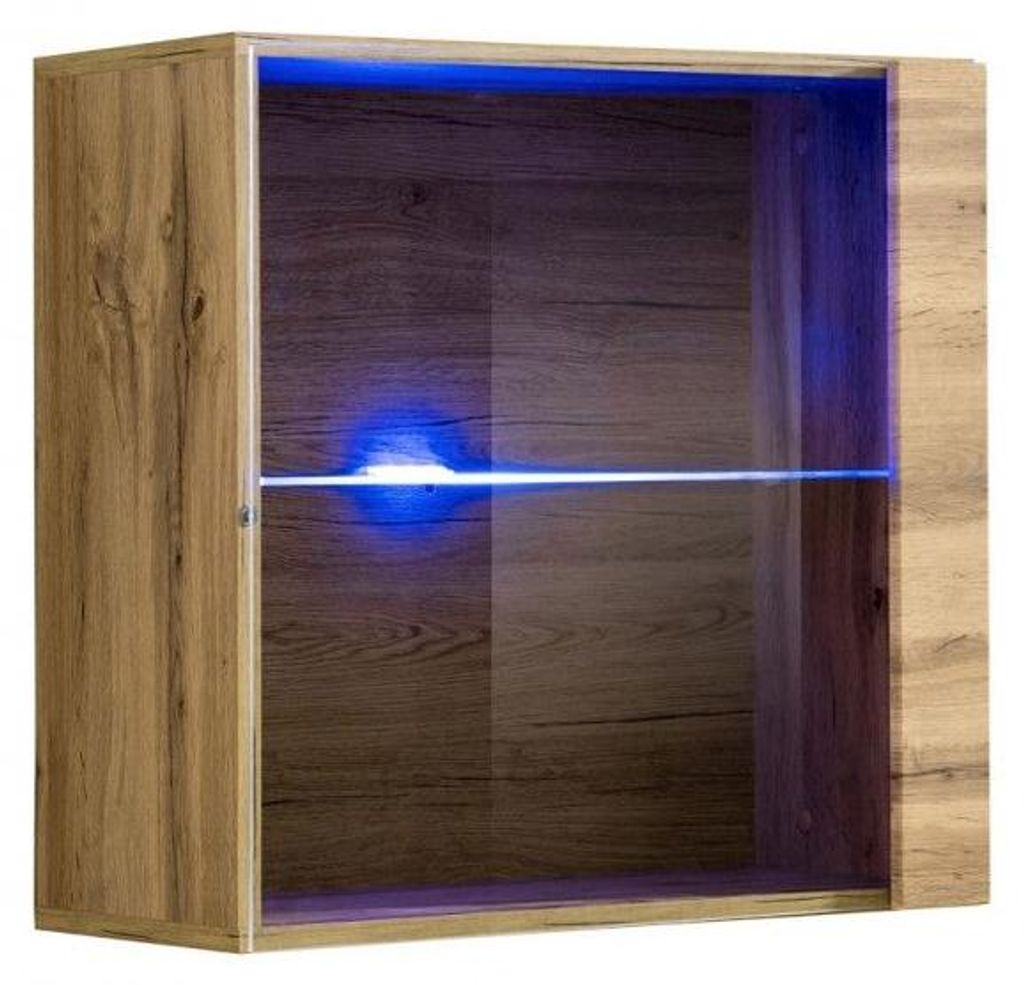 Vitrine suspendue RIONATA 8 – chêne wotan Image du produit 