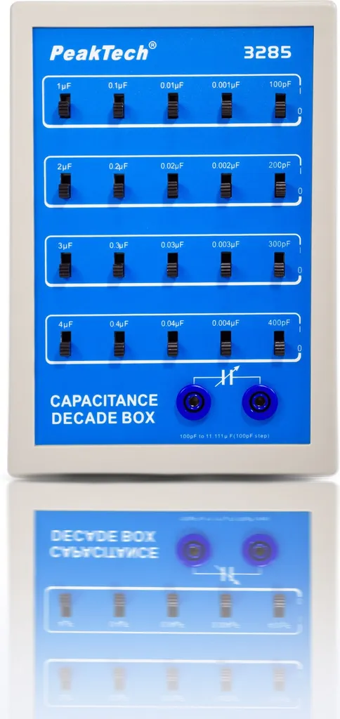 Décade de Capacité 11,111 µF PeakTech P 3285 à 5 Décades de Haute Qualité