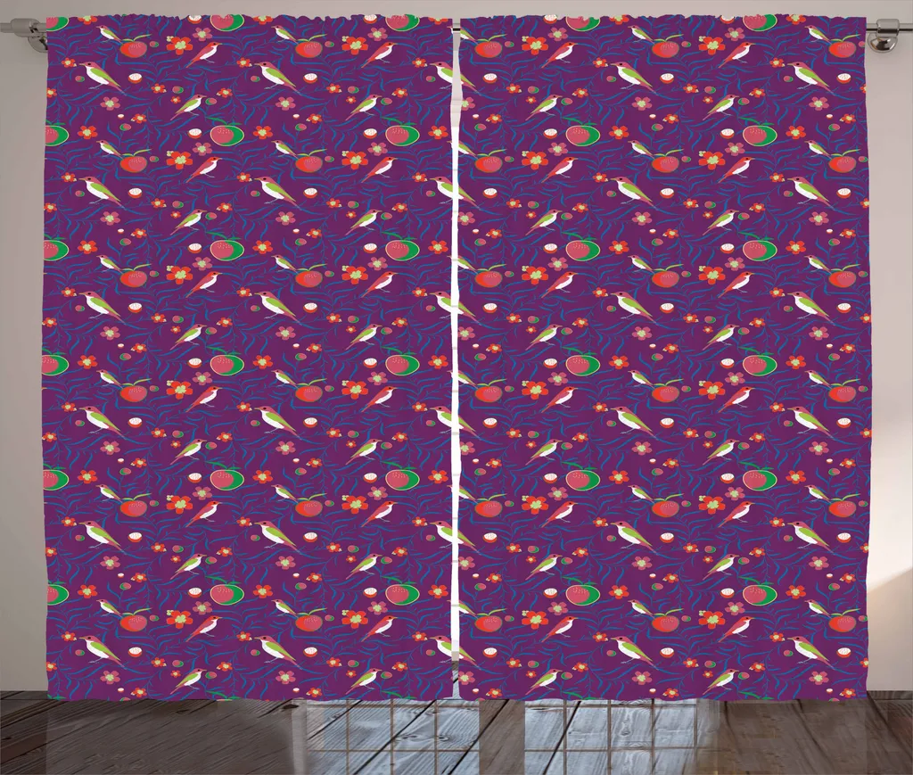 Abakuhaus Tenda Multicolore Uccellini 280x175 - Lavabile e Resistente