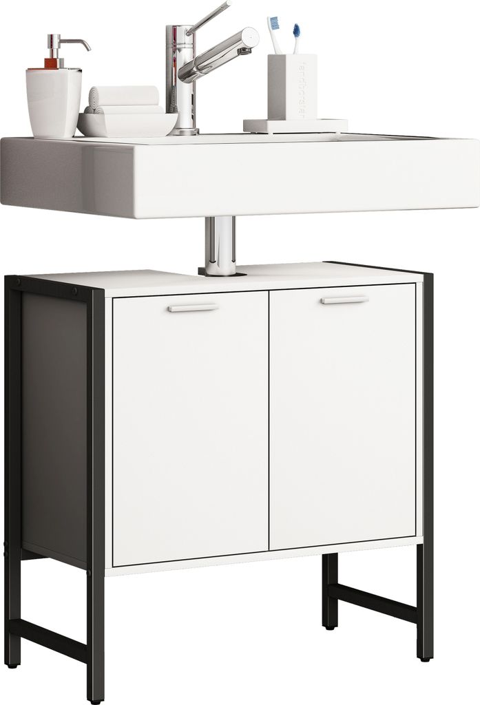 Armadio lavabo / armadio da bagno / Dimensioni: H. 60 x W. Immagine del prodotto 