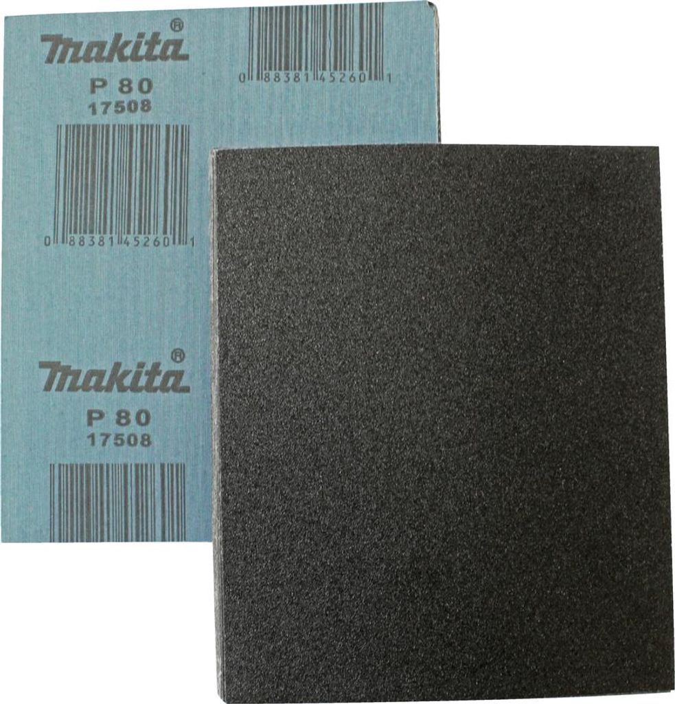 Makita Schleifpapier, 50 Stk., 230x280 mm, K 180, schwarz