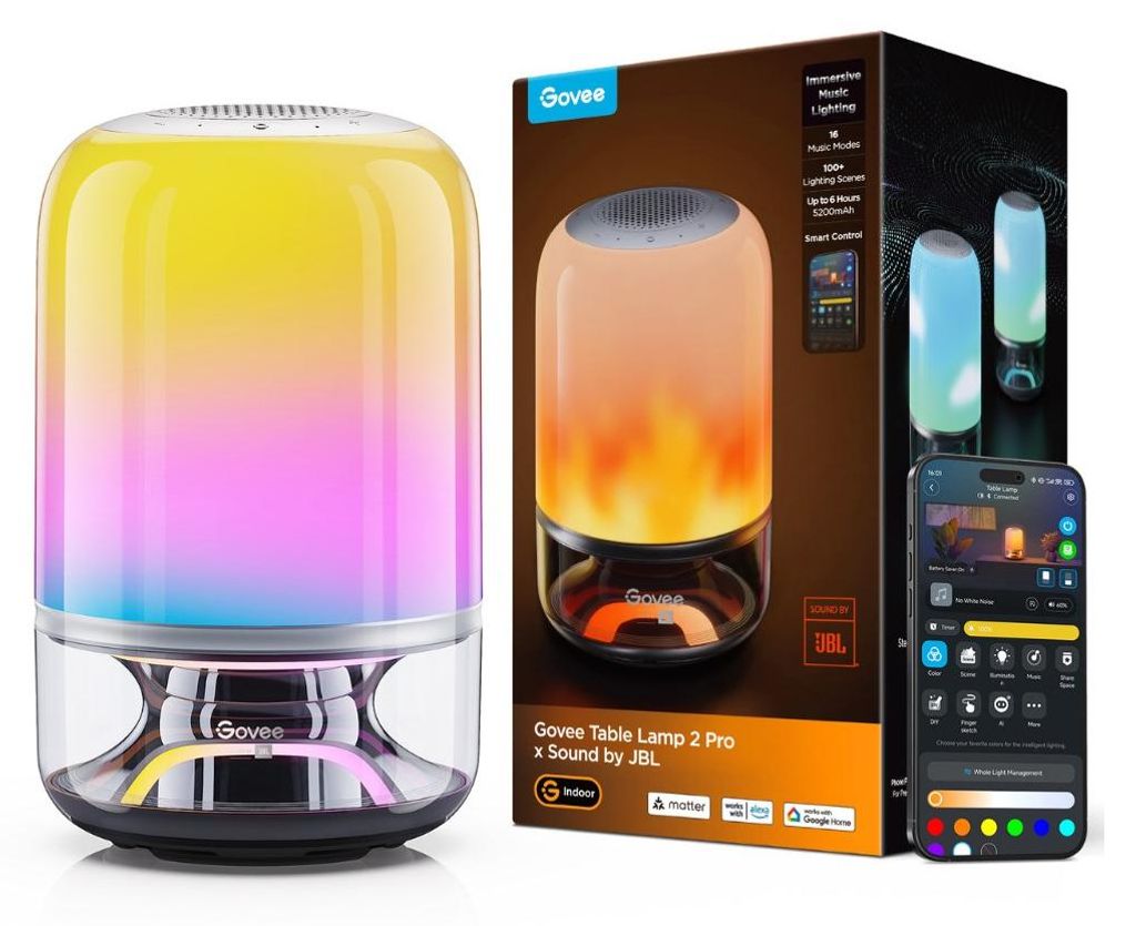 Govee Table Lamp 2 Pro x Sound by JBL, Chytrá stolní lampa, Obrázek produktu 