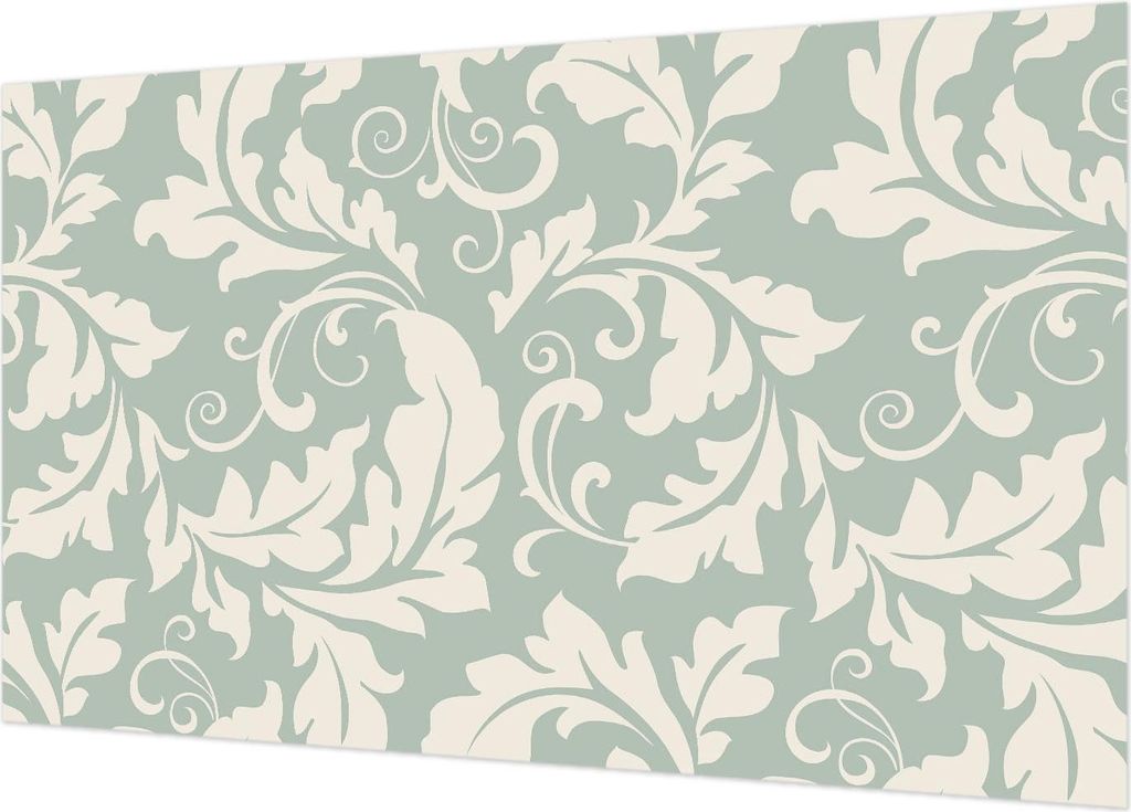 Wandtapete - Dekorative Tapete für Wohnzimmer - Tapetenfolie für Wanddekoration - 416x254 - Dekorative Blätter