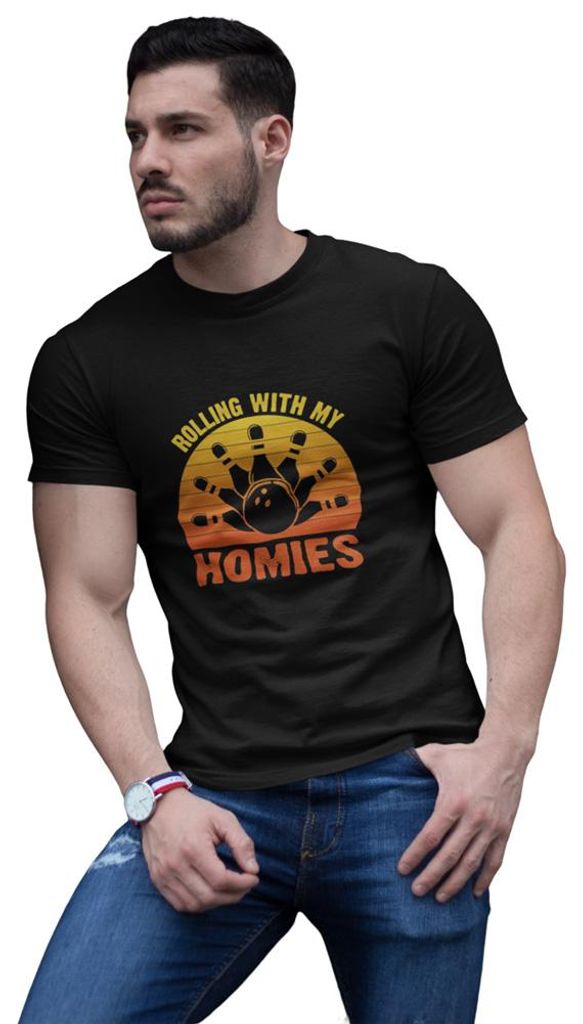 D&B Uni Polo ST00074 Homies Schwarz-Größe 2XL