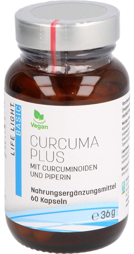 Curcuma+Schwarzer Pfeffer Kapseln 60 St