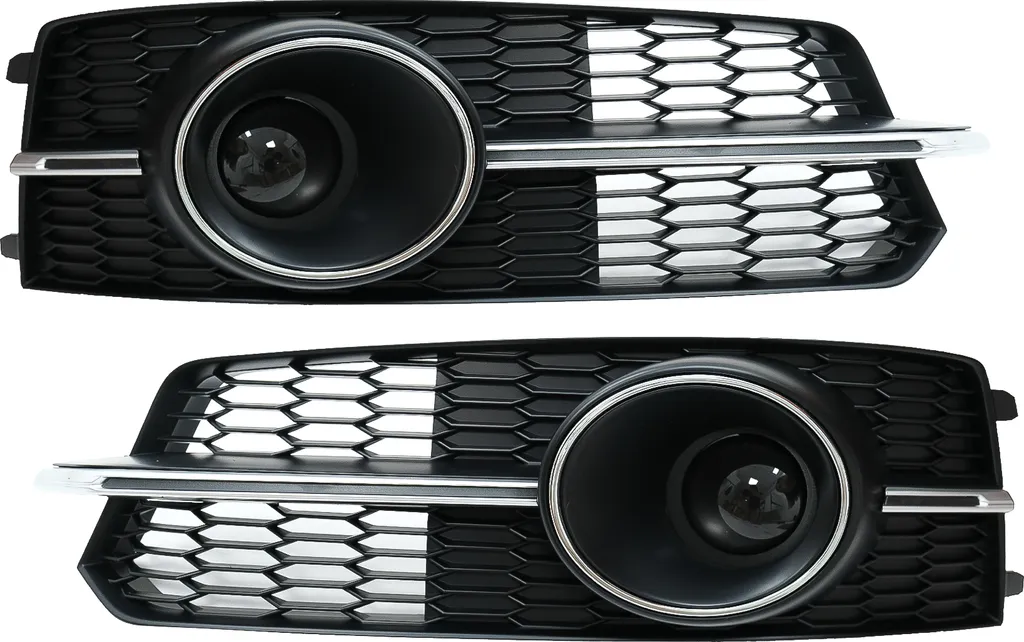 Grilles Latérales de Pare-chocs Audi A6 C7 4G S Line Look Sport Noir