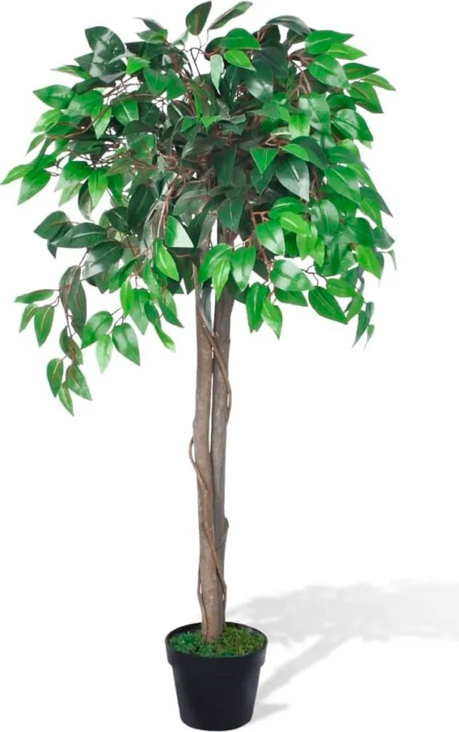 Ficus artificiel avec pot 110 cm - Plante verte artificielle haute qualité