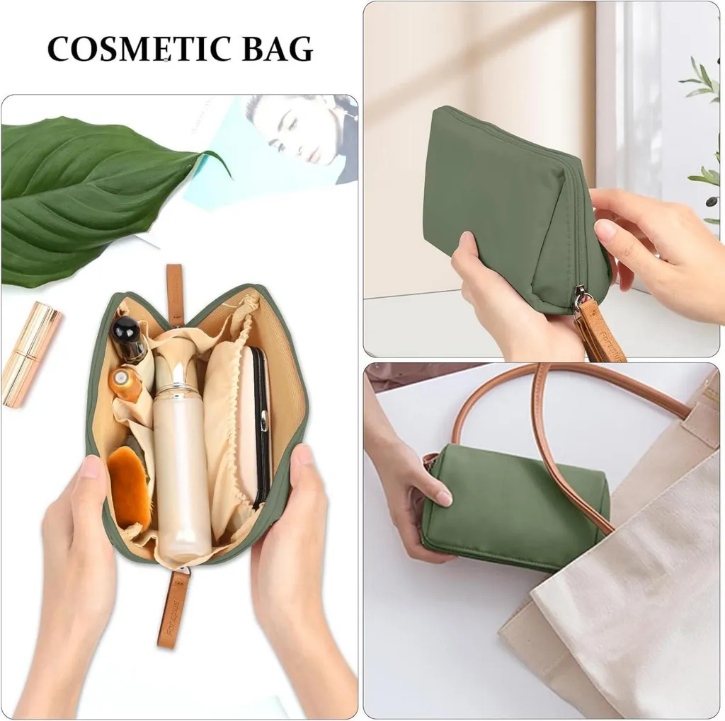 Grand vanity de voyage imperméable Aucuu avec compartiment modulable - 4