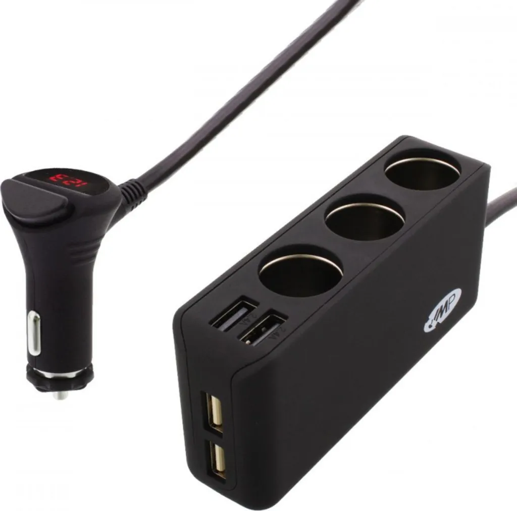 Multi-chargeur JMP 12/24V : chargez 7 appareils dans votre véhicule