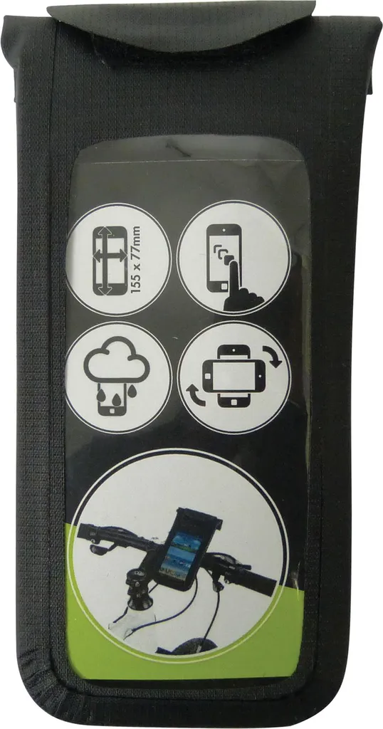 Porta smartphone Dresco per bicicletta e manica 155x77x11 mm