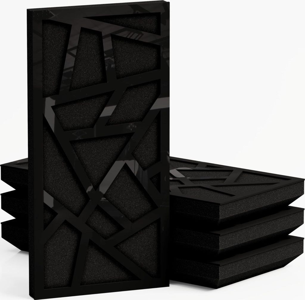 4er-Pack — Schmale Schallabsorptions-Diffus-Akustikplatte | Produktbild 