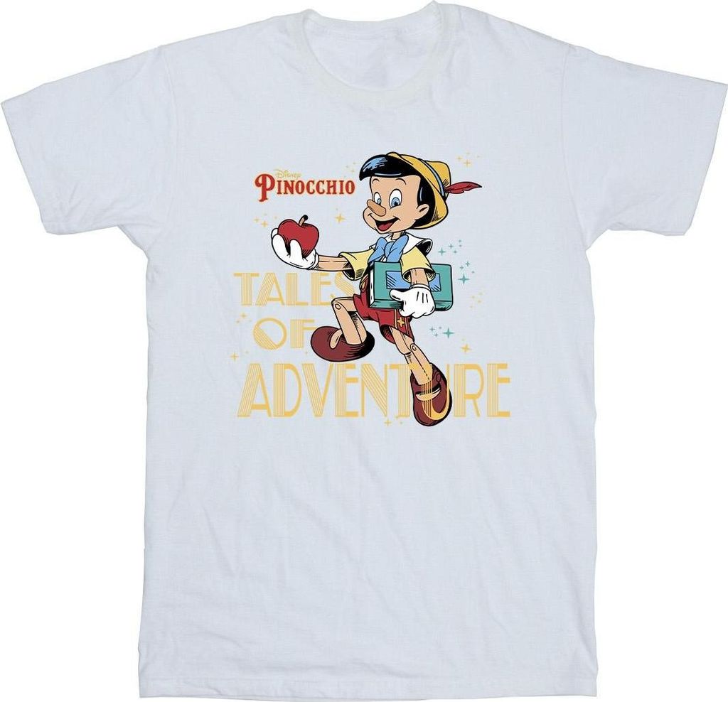 Pinocchio - "Tales Of Adventure" T-Shirt für Herren BI54287 (L) (Weiß)