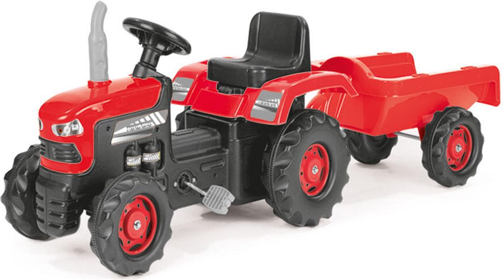 Traktor kroczący z bocznicą, czerwony Zdjęcie produktu 