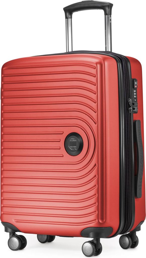 HAUPTSTADTKOFFER Mitte - Handgepäck Trolley erweiterbar Koffer 4 Rollen 55x40x23 cm Cary-On suitcase Hand Luggage 55 L Hardcase Bordgepäck Luftha...