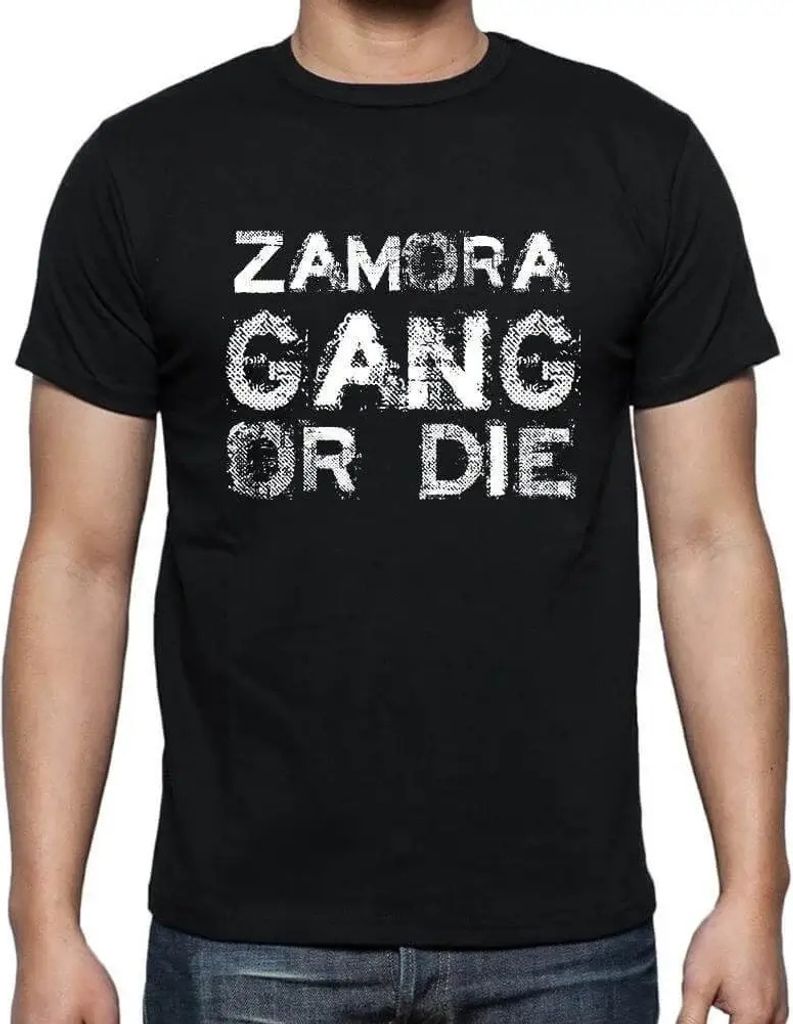 Herren Grafik T-Shirt Zamora-Familienbande – Zamora Family Gang – Öko-Verantwortlich Vintage Jahrgang Kurzarm Lustige Druck Geburtstag Geschen...