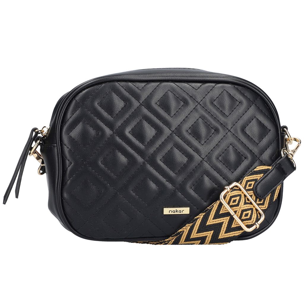 Rieker Damen Umhängetasche Gitarrengurt Guitar Strap H1500, Farbe:Mehrfarbig