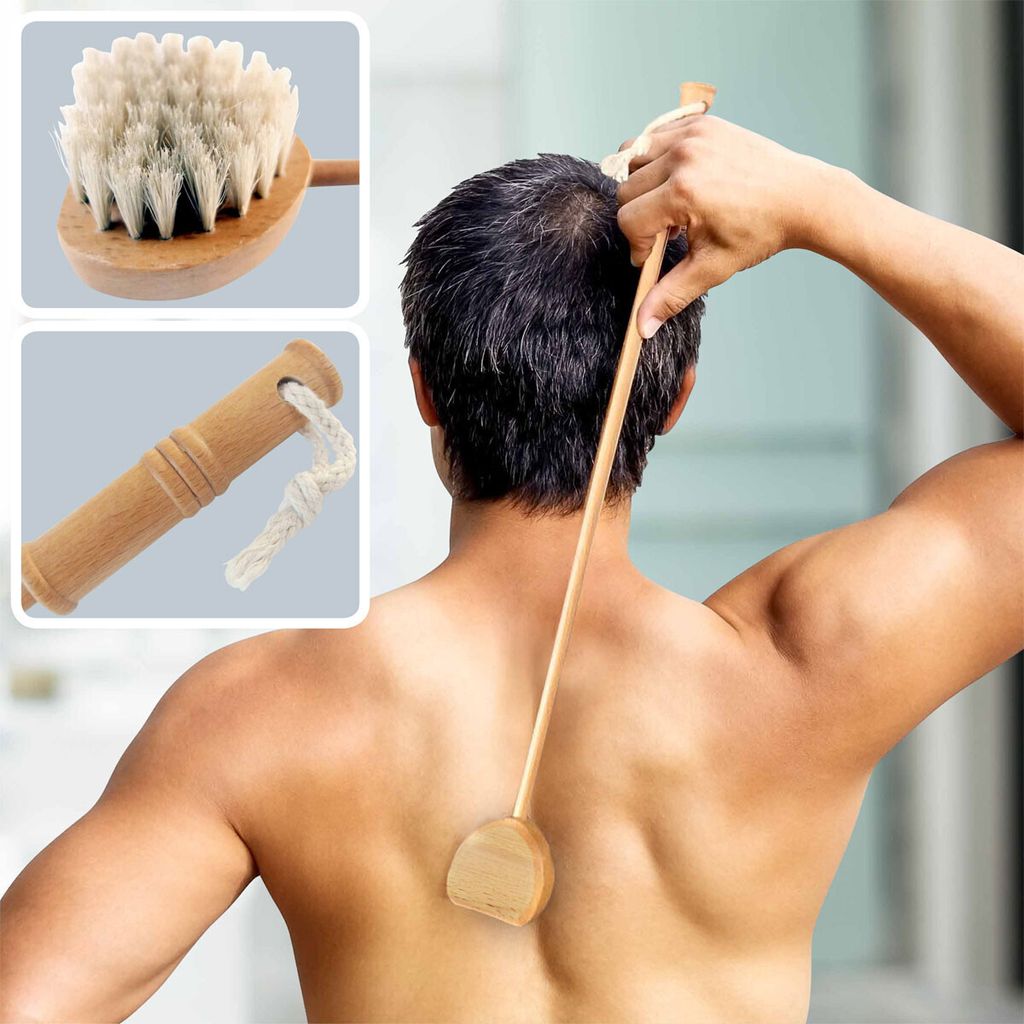 WENKO Kratzbürste mit Naturborsten Produktbild 