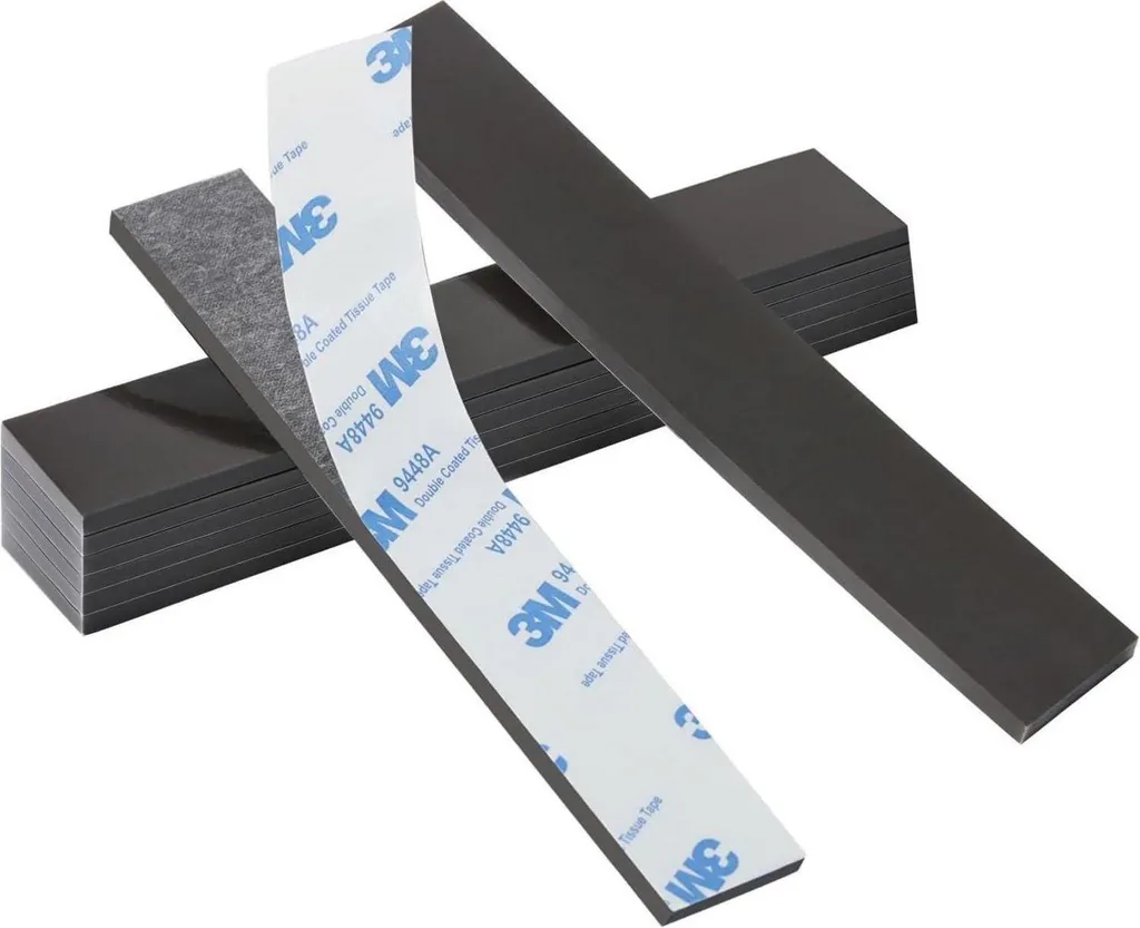 Strisce Magnetiche Adesive 3M 4mm | Calamite Pronte all'Uso per Tutto