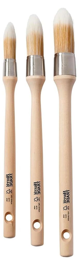 Trade Runde Schärpenpinsel, 3 Stück