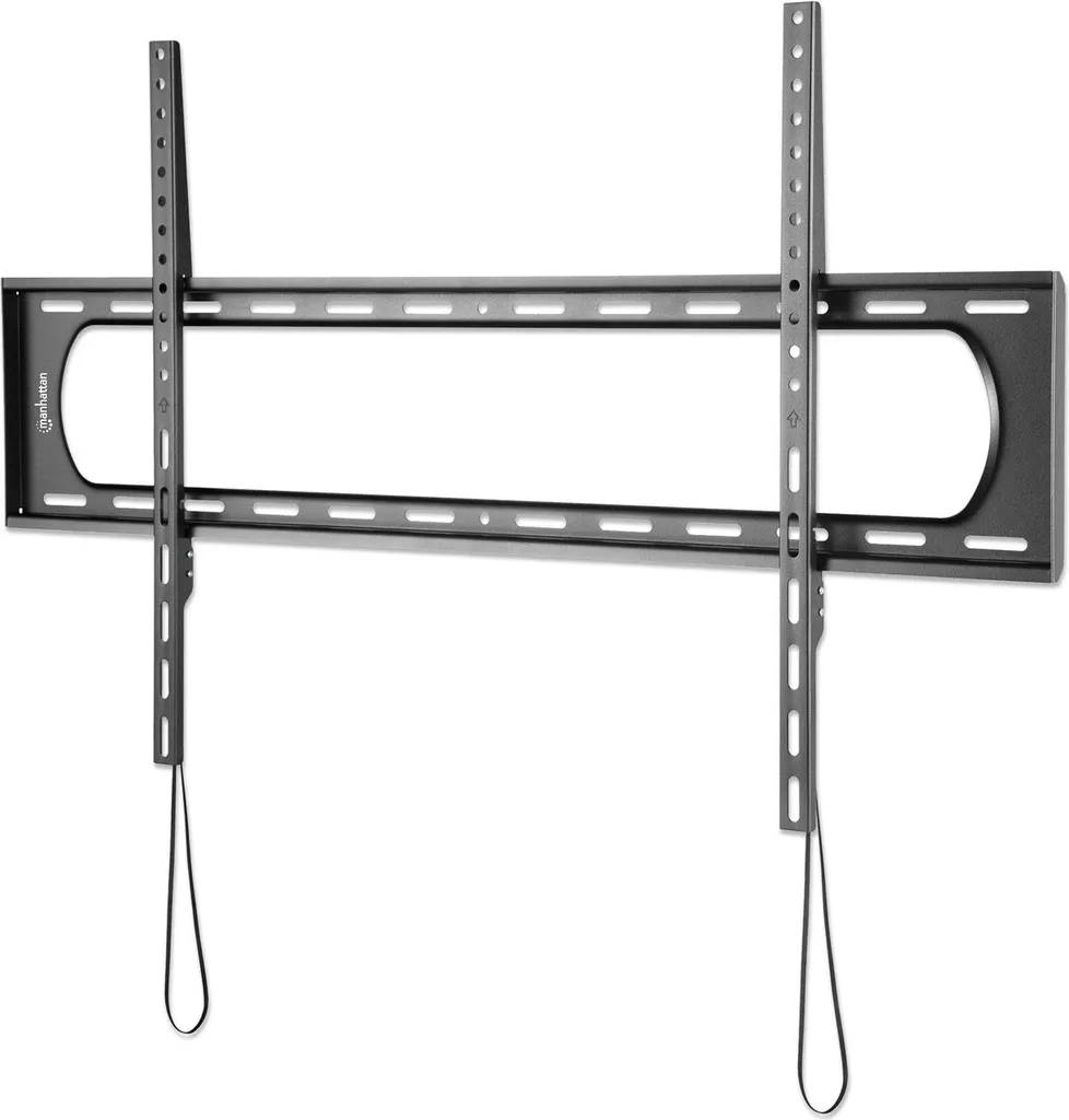 Support TV Mural Fixe pour Très Grand Écran LCD LED de 152 à 305 cm Noir