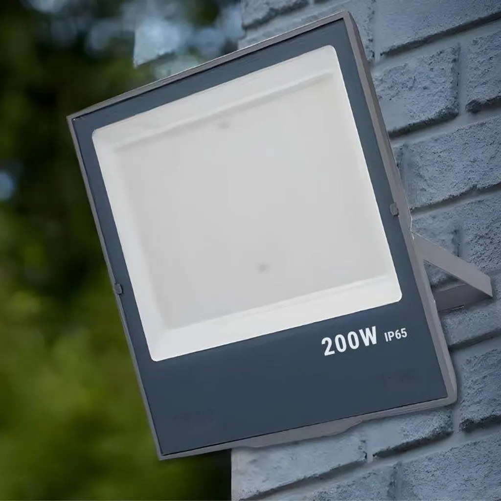 Projecteur Extérieur 200W IP65 Anti-Intempéries Éclairage Blanc Chaud - 2