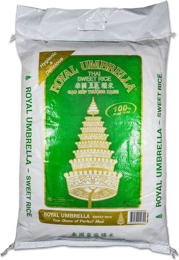 Royal Umbrella weißer Klebreis 10kg | Thai Glutinous Rice | Produktbild 