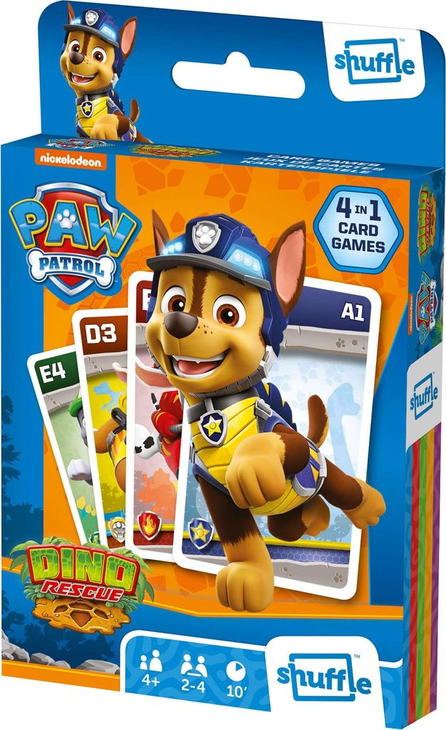Jeu de cartes 4 en 1 de la Patrouille Psi Image du produit 