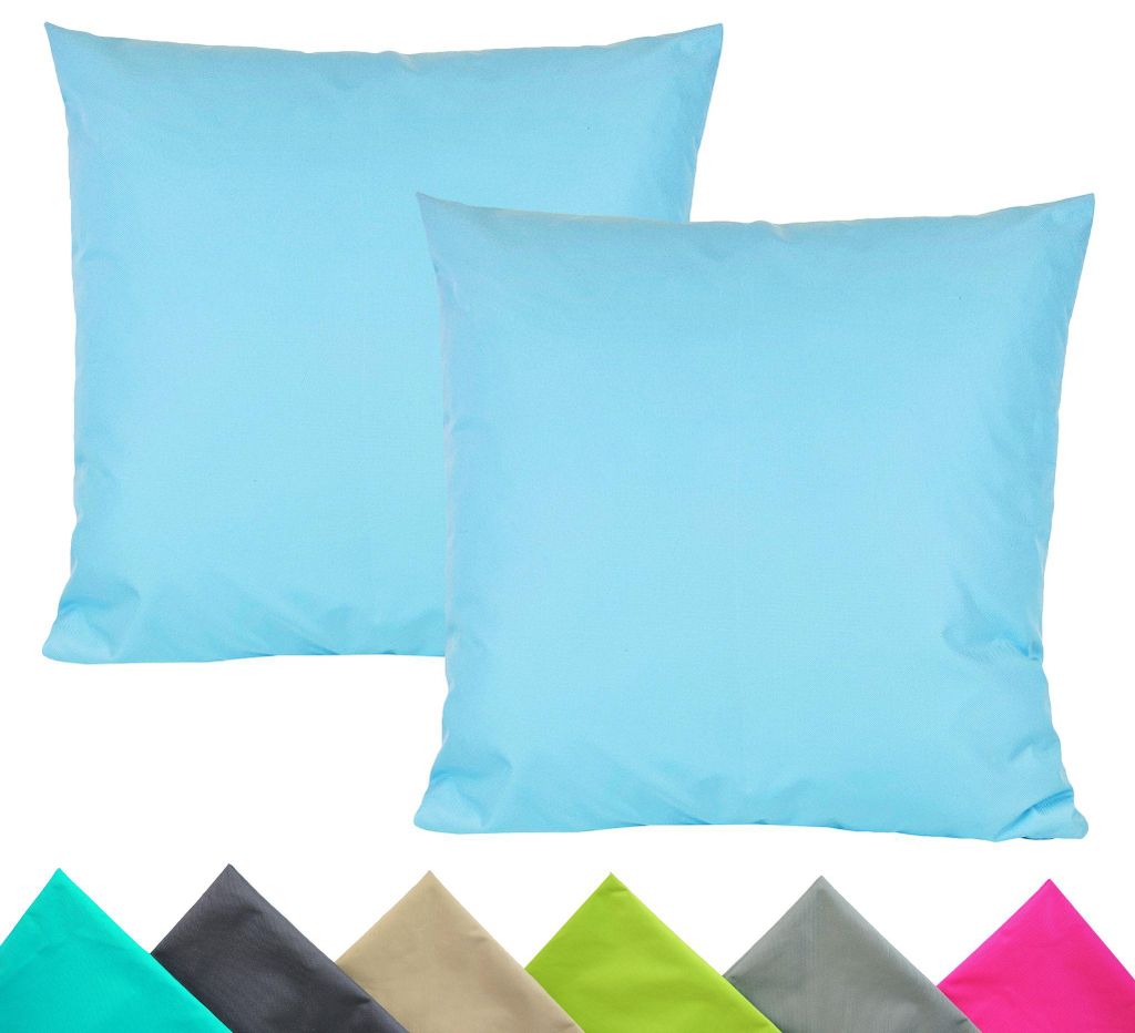 JACK 2er Set 40x40cm Outdoor Kissenhülle Kissenbezug Produktbild 