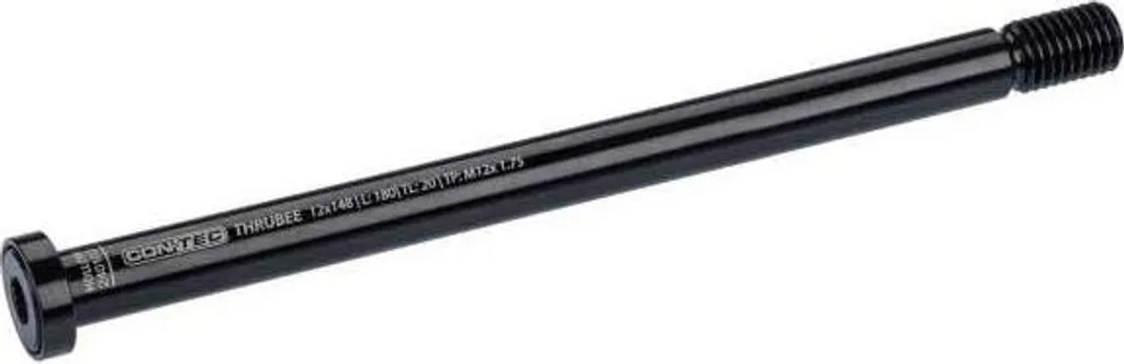 Axe de roue arrière VTT Contec Tubee 12x148mm longueur 180mm Boost