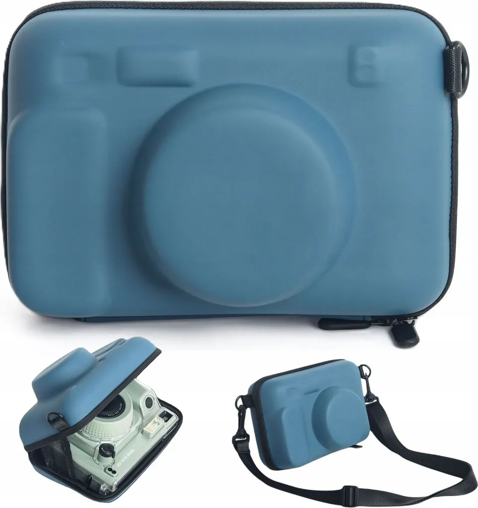 Custodia Fujifilm Instax Wide 400 Rigida Blu - Ideale per Bambini