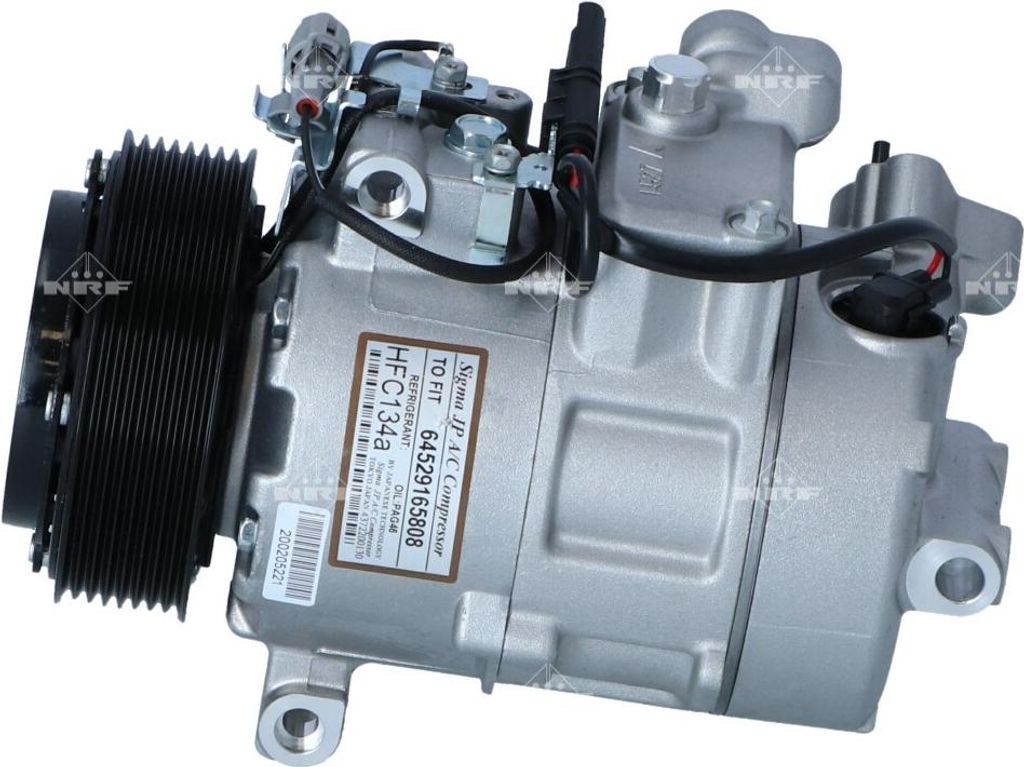 Klimakompressor 12 V Ø 110 mm 7SBU17C NRF passend für u.a. BMW 5er