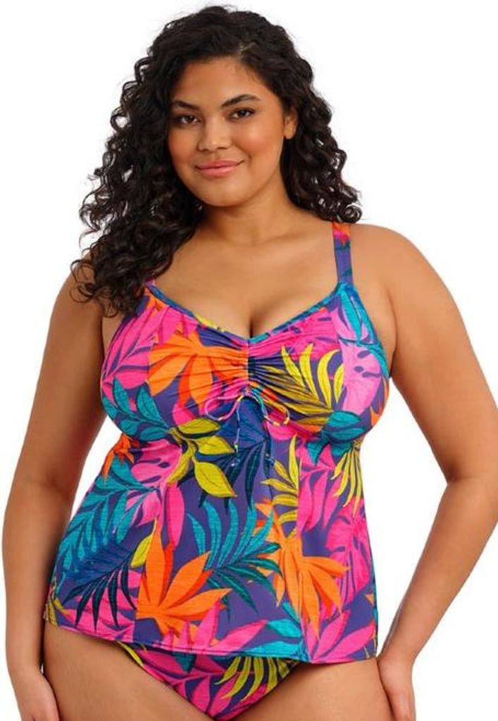 Elomi Porto Rafti Tankini Top ES803361 Indigo - größe 46